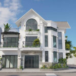 alt text: Biệt thự 2 mặt tiền tân cổ điển