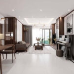 alt text: Thiết kế căn hộ dịch vụ hiện đại