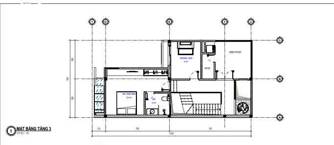 Bản vẽ mặt bằng chi tiết