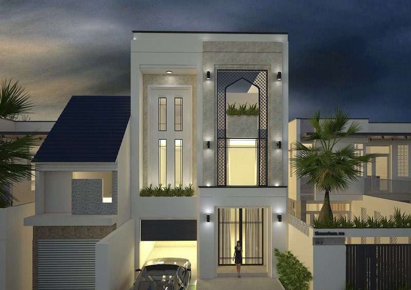 biệt thự lâu đài mini