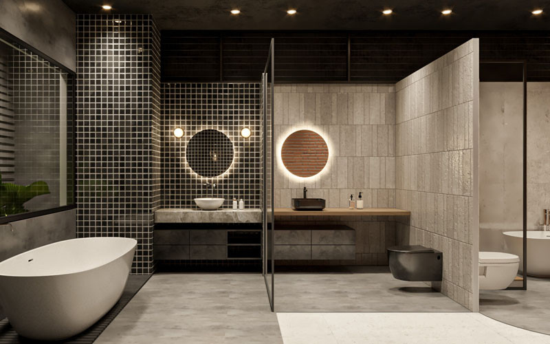 Bố trí nhà vệ sinh trong phòng ngủ cần lưu ý