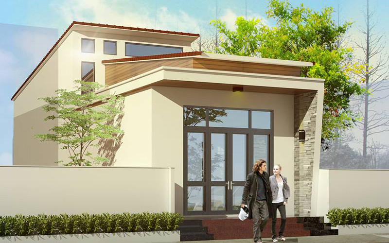 luu y khi thiet ke nha pho 1 tang