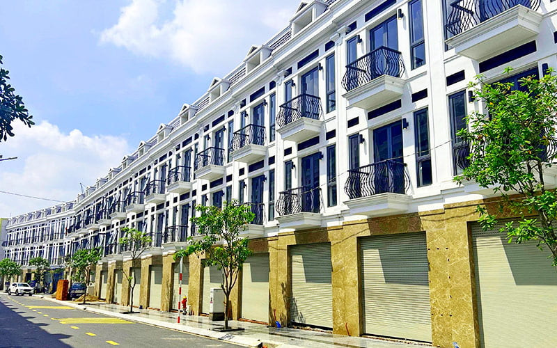 Mặt bằng nội thất nhà phố liền kề