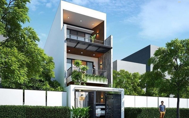 Mặt bằng nội thất nhà phố nhỏ