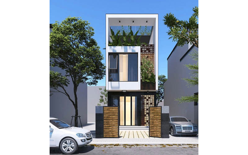 Mẫu nhà phố 2 tầng diện tích 5x10m nhỏ gọn tiện nghi