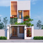 Mẫu nhà phố 2 tầng hiện đại