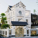 mẫu nhà phố 3 tầng tân cổ điển