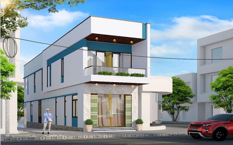 Mẫu thiết kế nhà ở kết hợp với kinh doanh