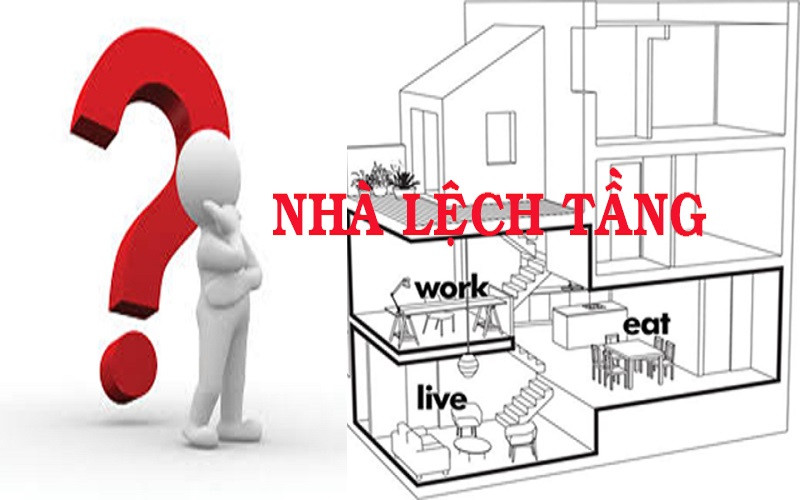 Mô hình nhà lệch tầng