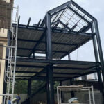 Mô hình nhà phố khung thép 3 tầng hiện đại