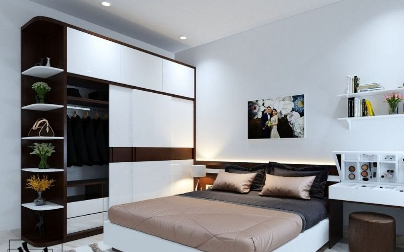 Phòng ngủ nhà phố liền kề