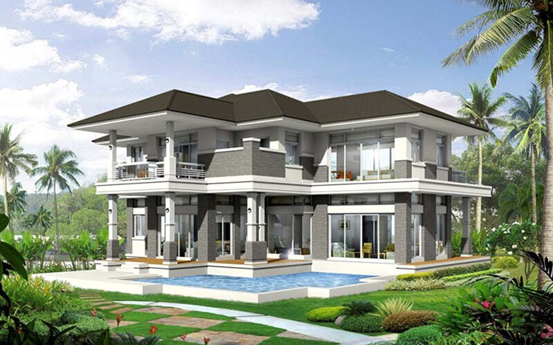 Phong thủy là yếu tố quan trọng khi thiết kế biệt thự sân vườn