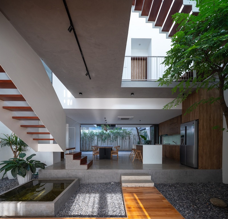 Tận dụng không gian trước và sau nhà