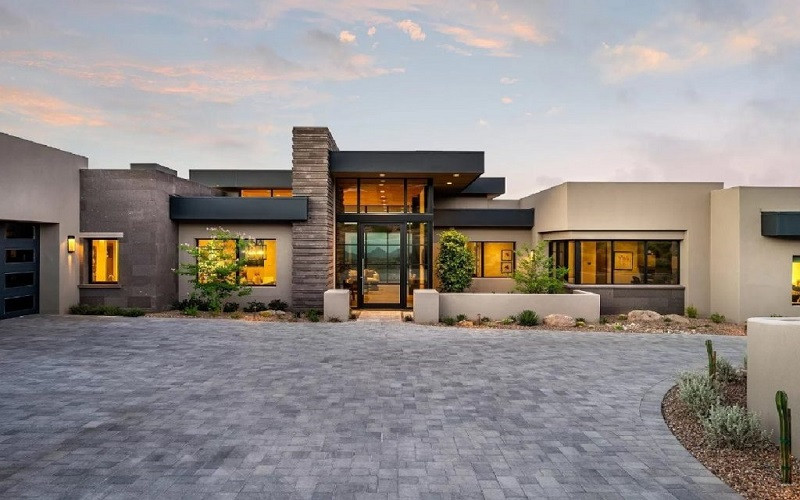 thiết kế nhà phố 1 tầng đẹp