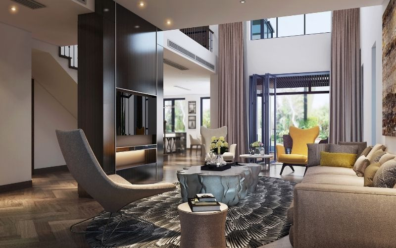 Thiết kế nội thất biệt thự hiện đại