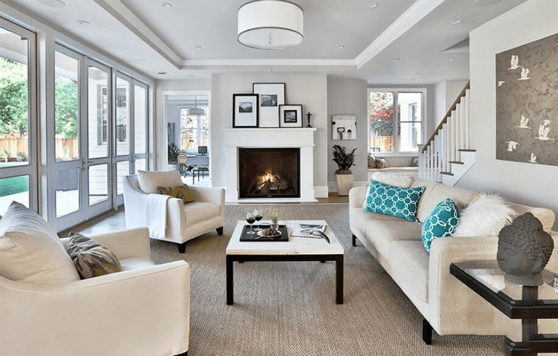 Thiết kế nội thất biệt thự phong cách Transitional