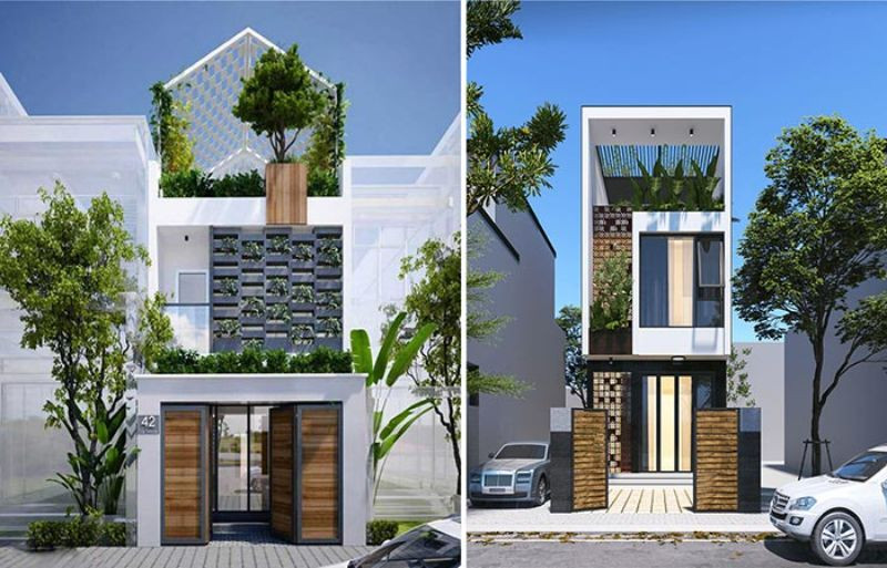 thiết kế sân vườn nhà phố phong cách Châu Âu