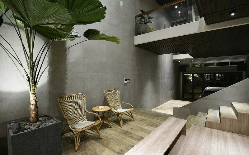 Vị trí giếng trời cuối nhà cho nhà phố nhỏ