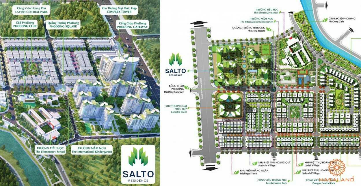 Ảnh tổng quan mặt bằng Salto Residence