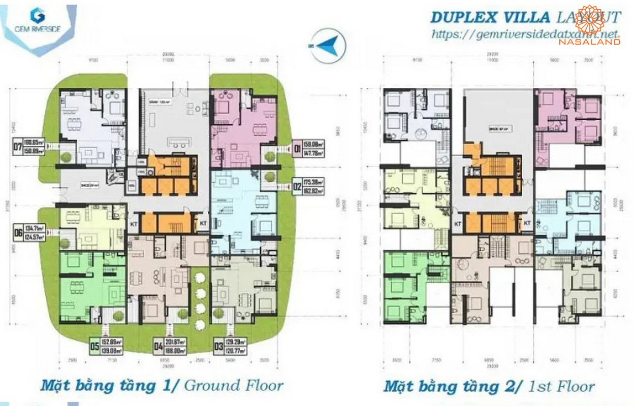 Căn hộ Duplex tại DatXanhHomes Riverside