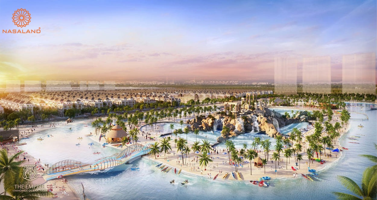 Công viên Royal Wave Park tại Vinhomes Ocean Park 2