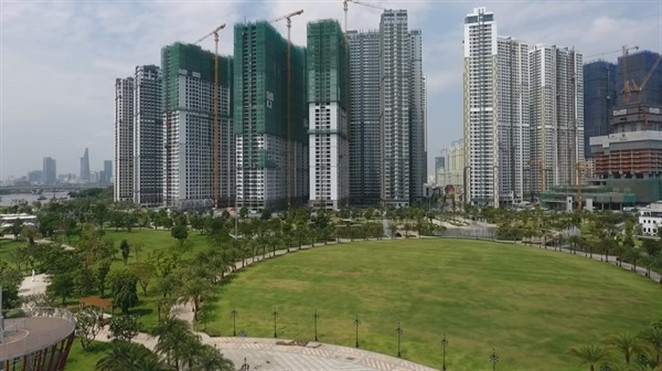 Công viên Vinhomes Central Park rộng lớn được đầu tư kỹ lưỡng