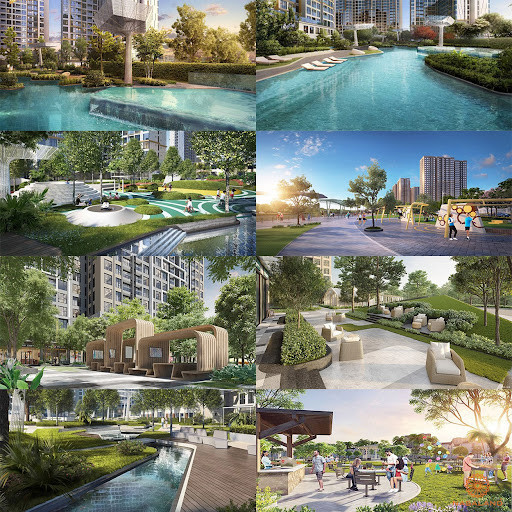 Hệ thống thương mại, giải trí tại tiện ích Salto Residence