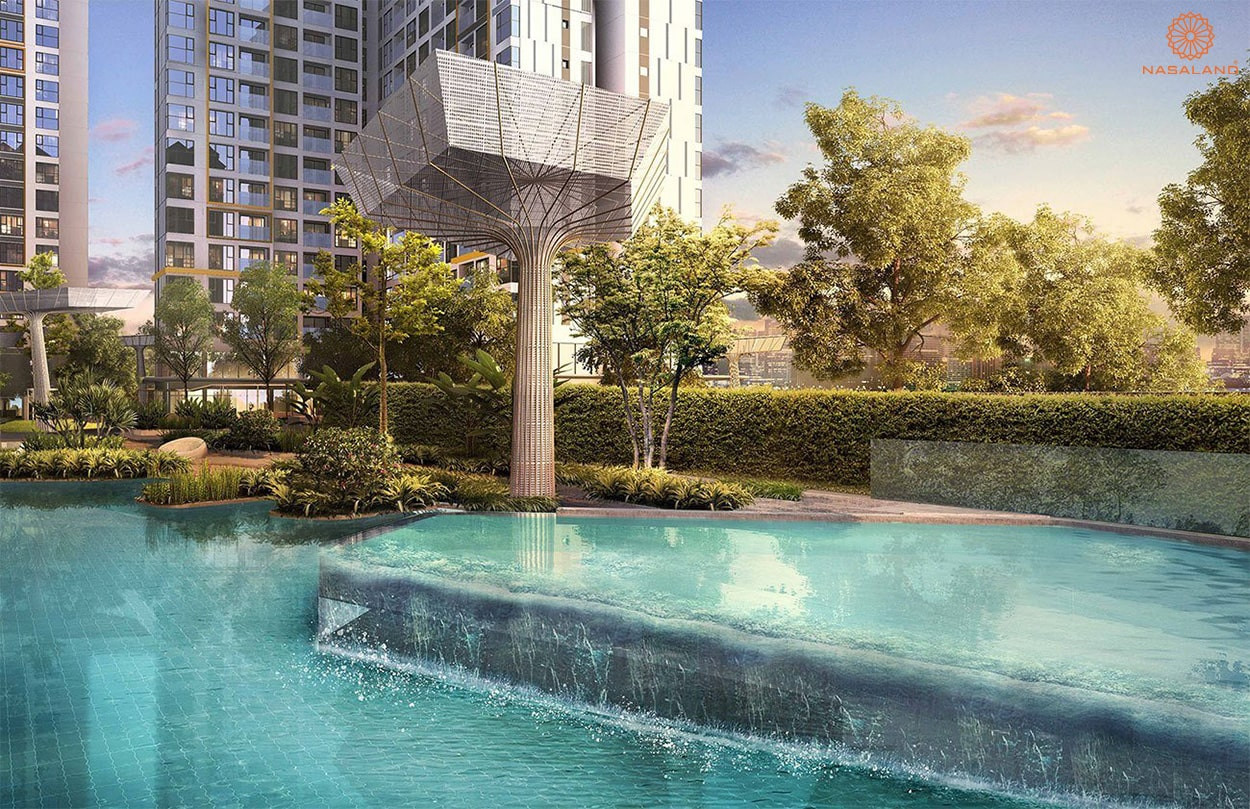 Hình ảnh hồ bơi tiện ích dự án Soho Global City