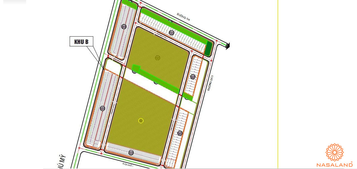 Hình ảnh mặt bằng dự án Khu Nhà ở Đại Nam - Phân khu B