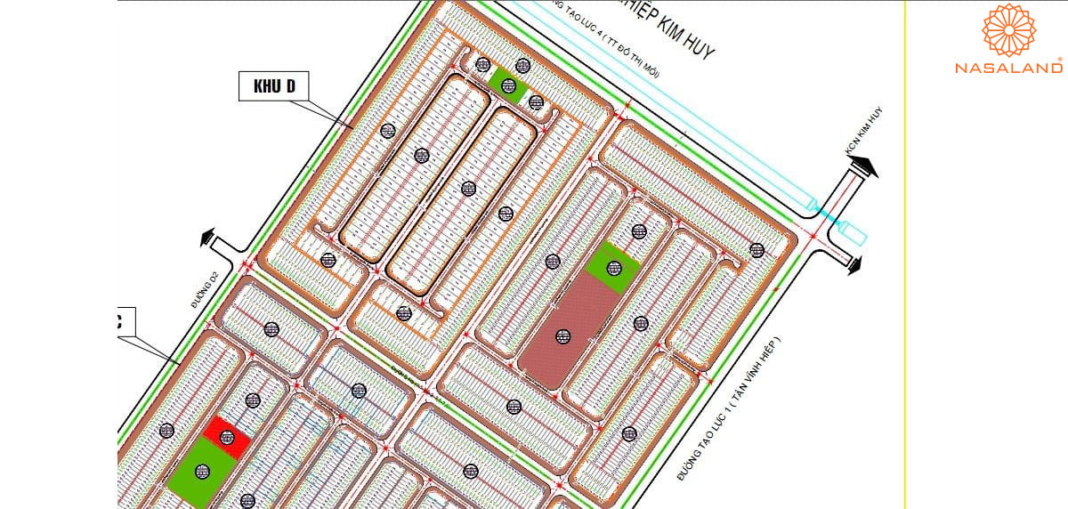Hình ảnh mặt bằng dự án Khu Nhà ở Đại Nam - Phân khu D