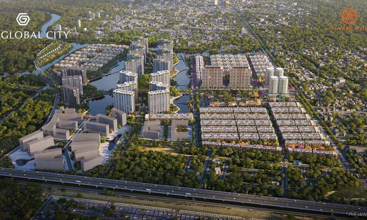 Hình ảnh tổng thể dự án The Global City