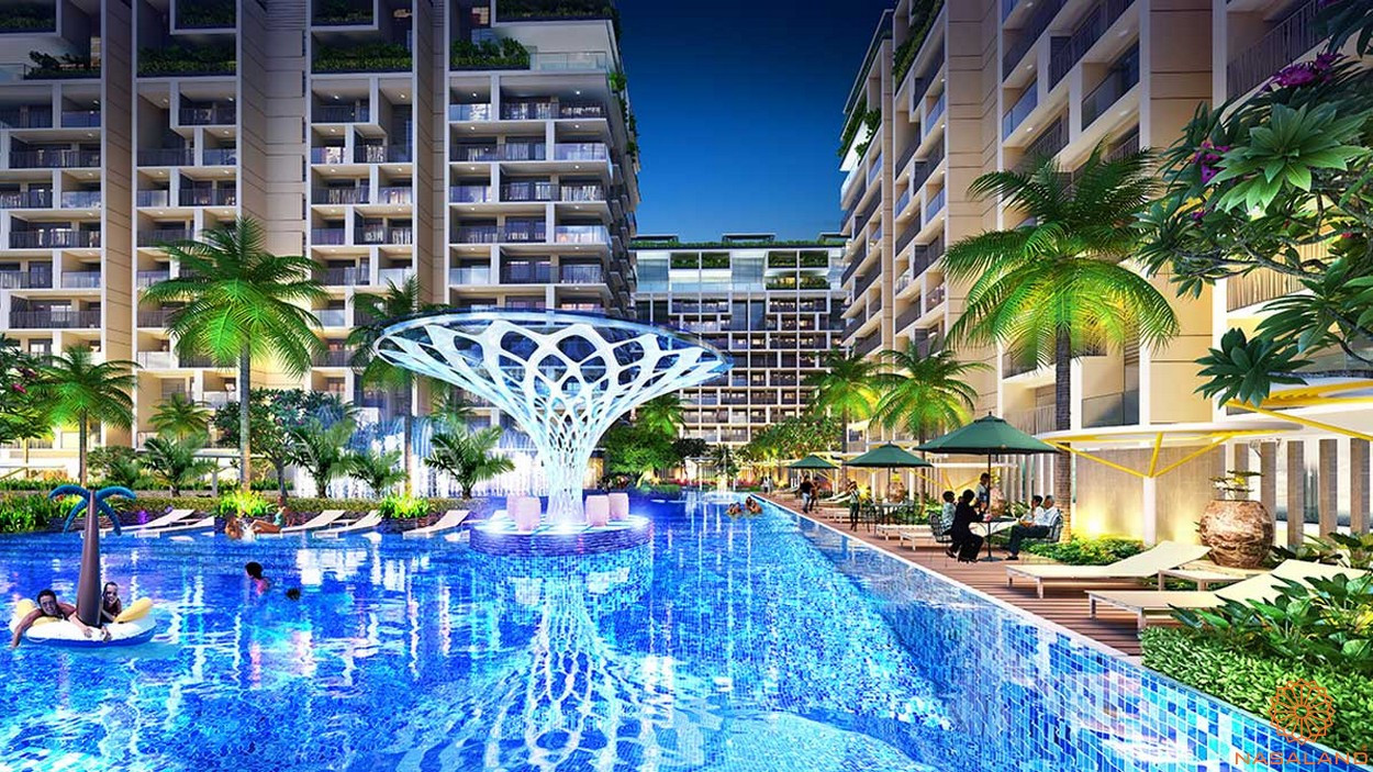 Hồ bơi tràn bờ hạng sang tại dự án Fiato Premier Thủ Đức