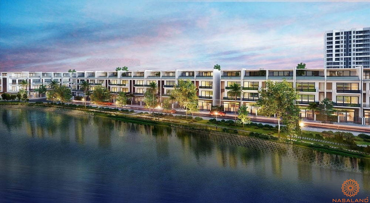 Hồ điều hòa bên trong khu dân cư Điền Phúc Thành tiện ích MT Eastmark City