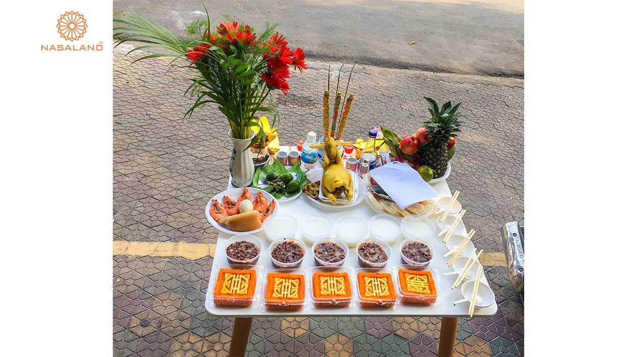 Lễ vật cúng cất nóc