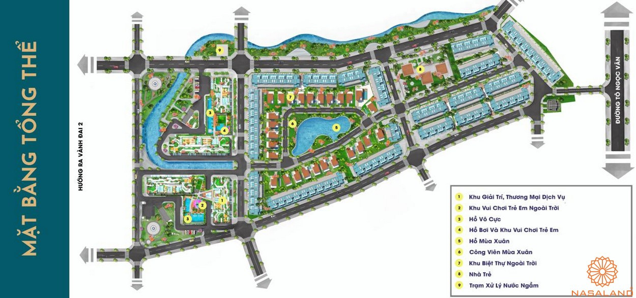 Mặt bằng Fiato Premier Thủ Đức - Quy hoạch tổng thể