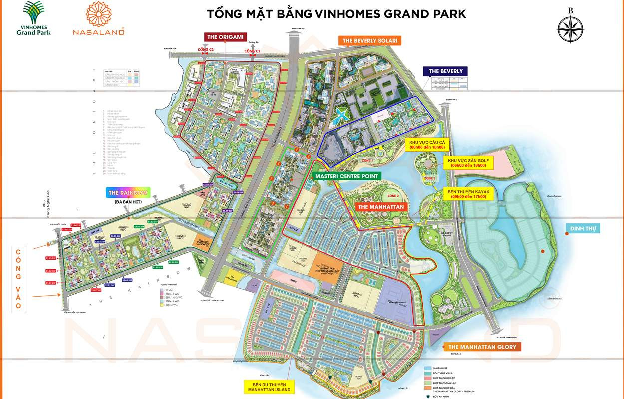 Mặt bằng The Beverly Solari