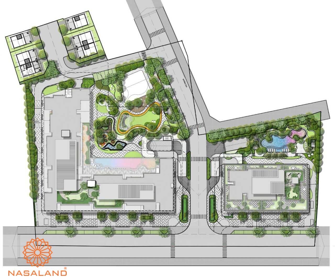 Mặt bằng Urban Green tầng 1