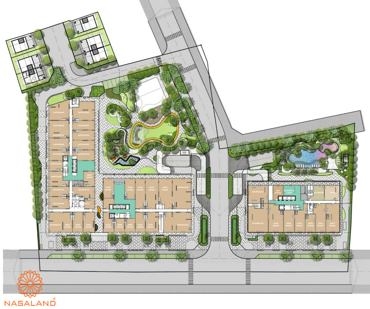 Mặt bằng Urban Green tầng 2