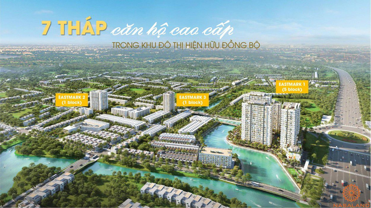 Phối cảnh tổng thể dự án MT Eastmark City