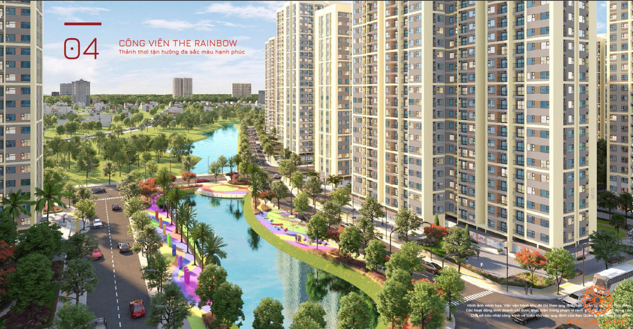 Tiện ích The Rainbow công viên Cầu Vồng