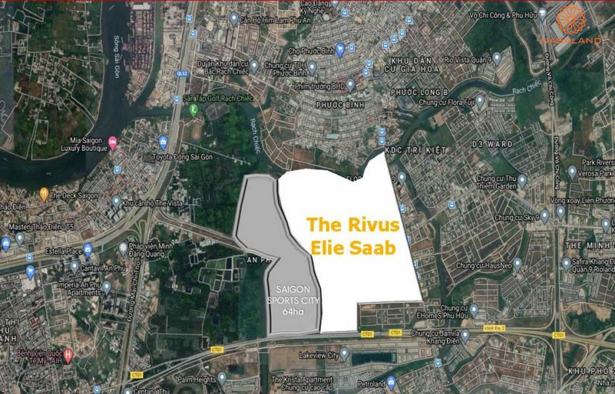 Tiện ích vị trí từ The Global City