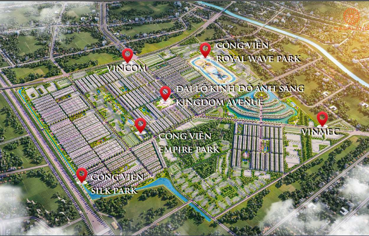 Vị trí các đại tiện ích tại Vinhomes Ocean Park 2