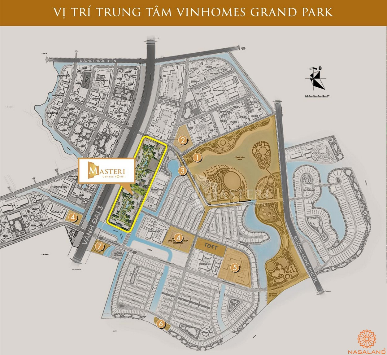 Vị trí Masteri Centre Point - Nội khu dự án