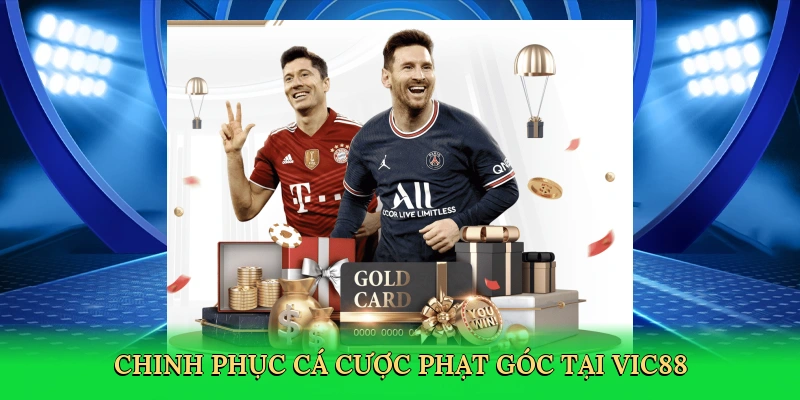 Chinh phục cá cược phạt góc tại Vic88